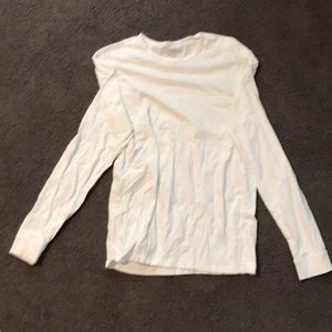 Like New Medium White Long Sleeve J. Crew Tee